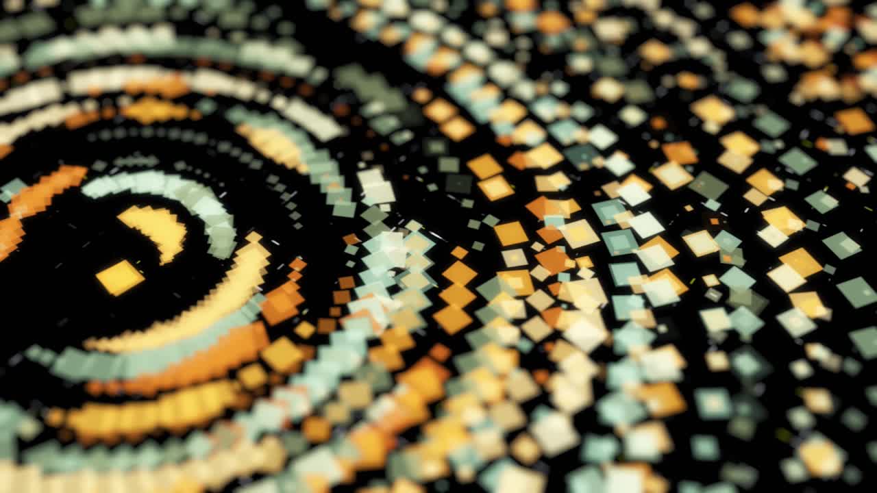 patrón de cuadrados brillantes de colores abstractos