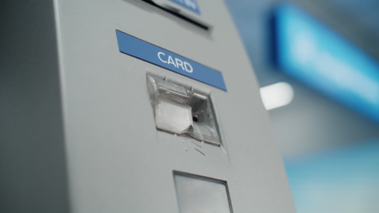 ATM Card Reader Close-up