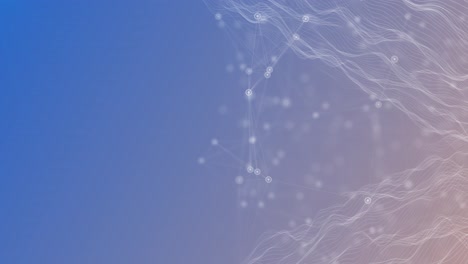 blue geometric plexus abstract network business science technology science background line