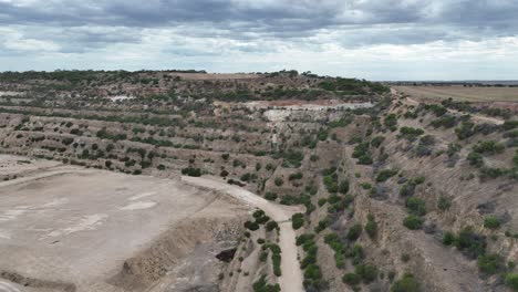 Drone-flying-along-an-old-quarry-in-South-Australia
