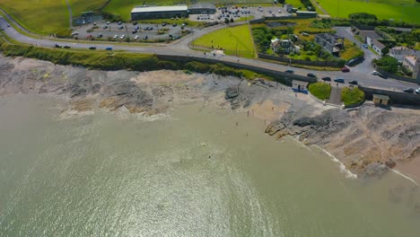 4K-aerial-pan-over-swimmers