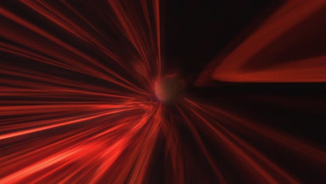 abstract red speed tunnel