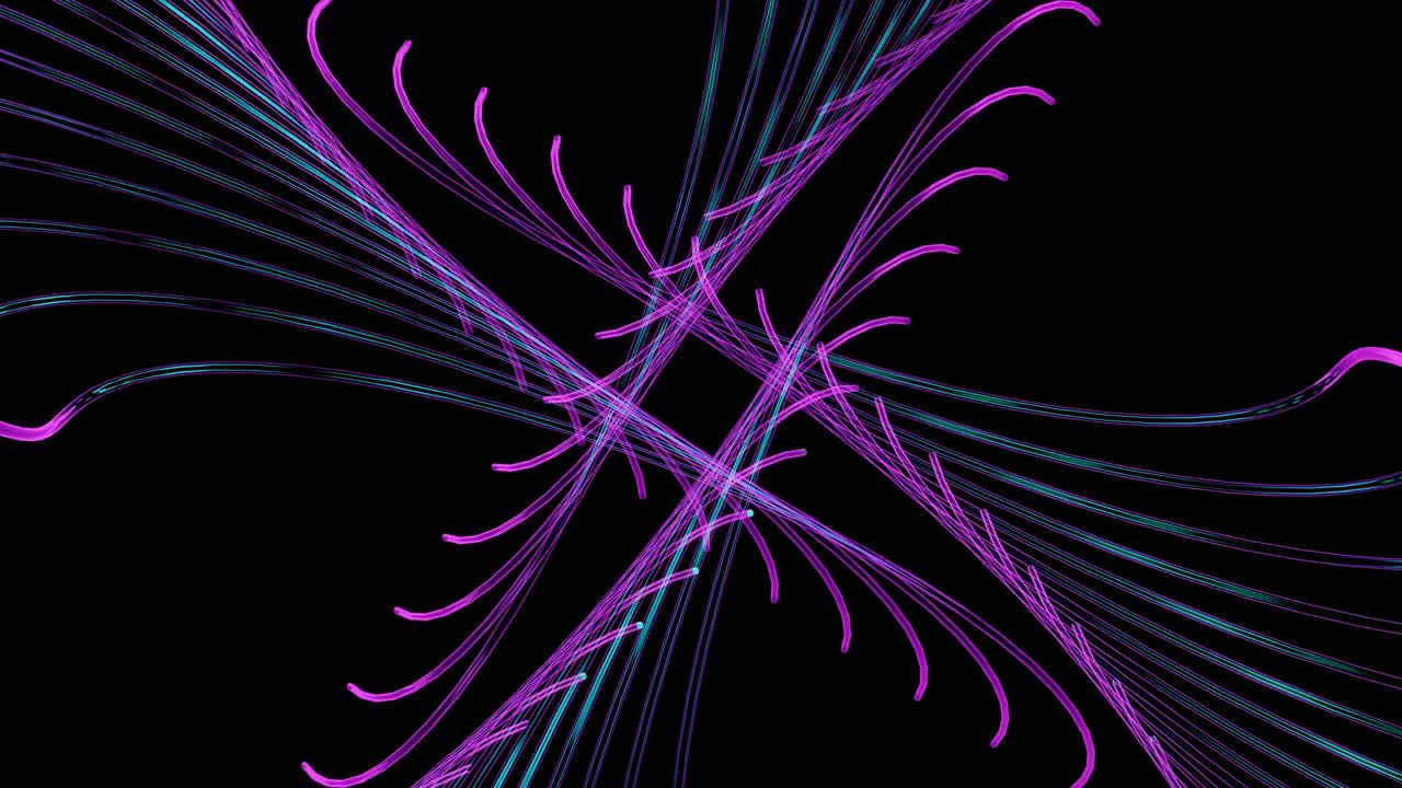 Abstract transformation of pulsating color patterns