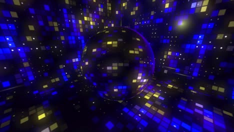 abstract disco ball visuals