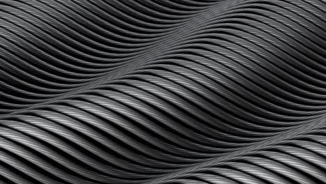 bucle de ondas de rayas de colores