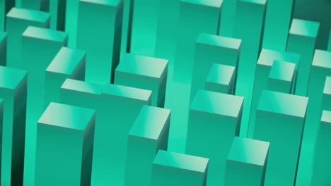 abstract 3d isometric block cube light blue background