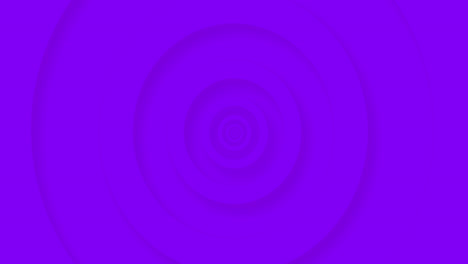 animation of purple concentric circles pulsating on seamless loop