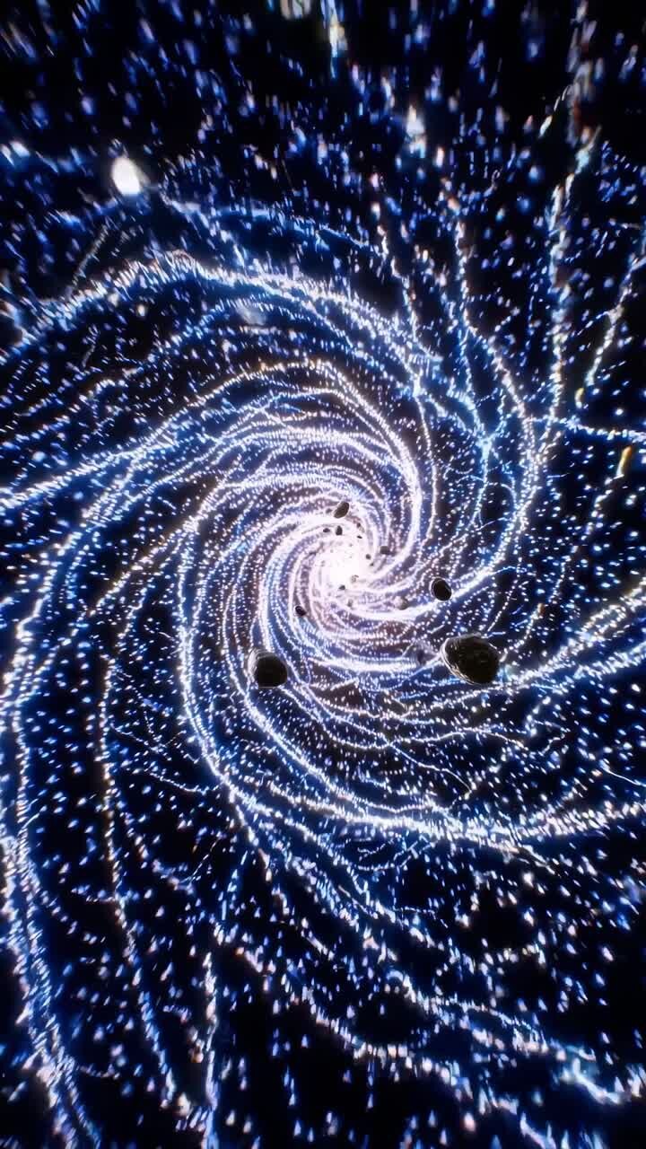 Abstract Spiral Galaxy