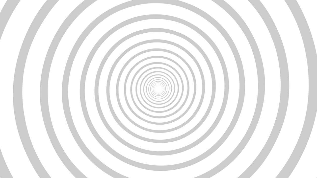 Rotating animation of vortex illustration (4K)