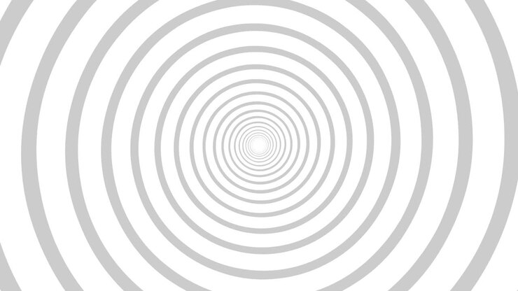 Rotating animation of vortex illustration (4K)