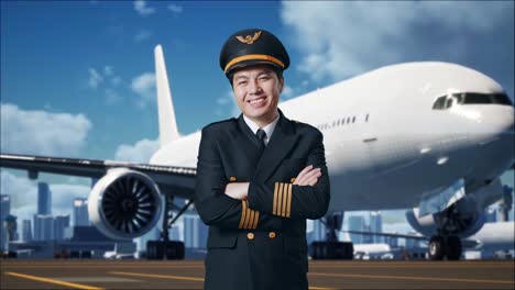 piloto orgulloso