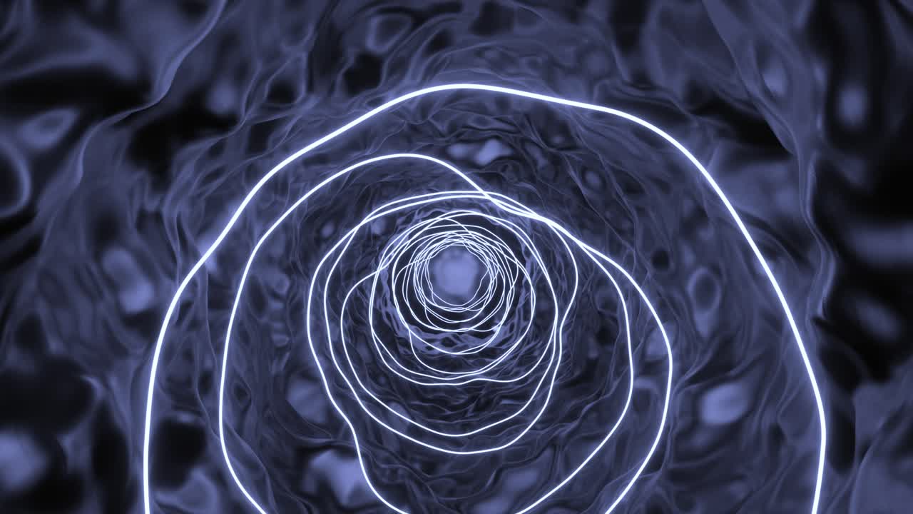 túnel de resplandor abstracto