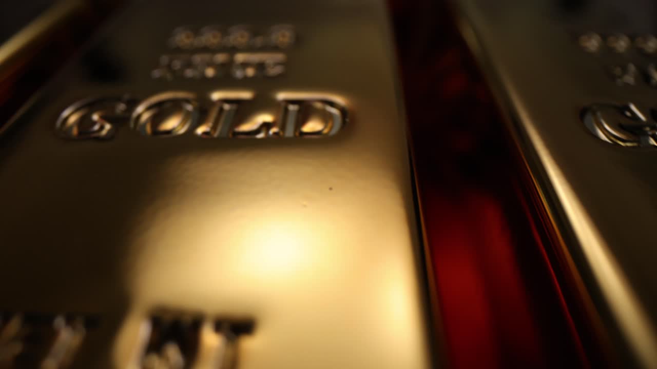 Gold Bars Close-Up
