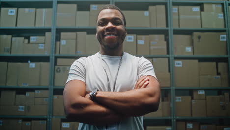 warehouse worker portrait