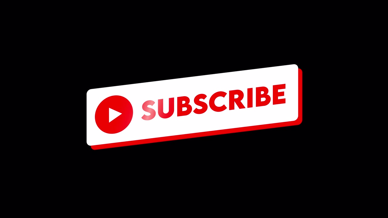 Botão de Inscrição Animado do YouTube com Sino de Notificação e Clique