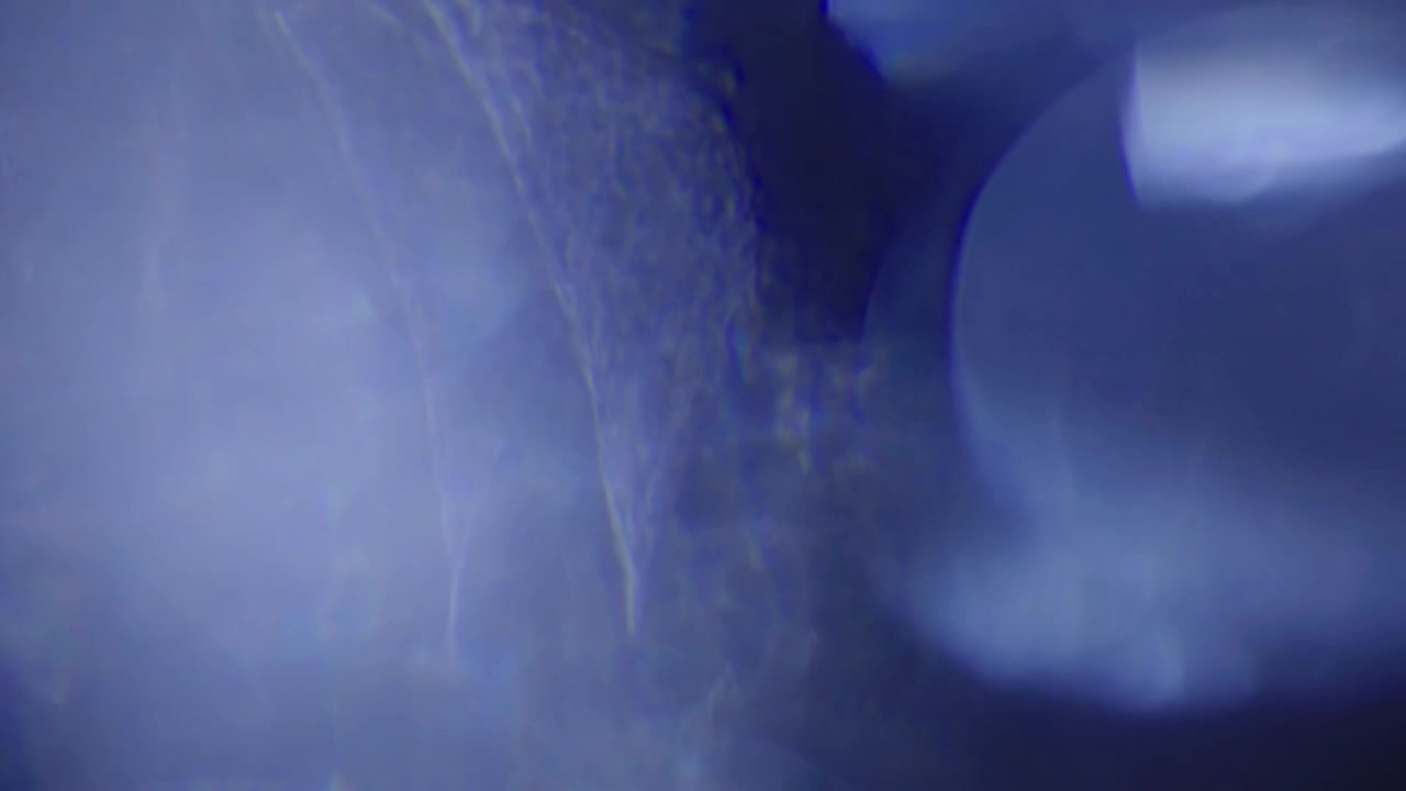 Ethereal Blue and Purple Light Leaks on Dark Background