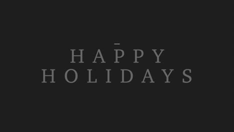 Holiday-cheer-simple-black-and-white-typography-design