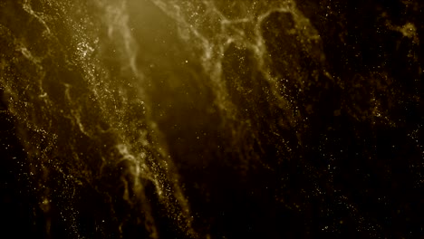 particles gold glitter bokeh award dust abstract background loop