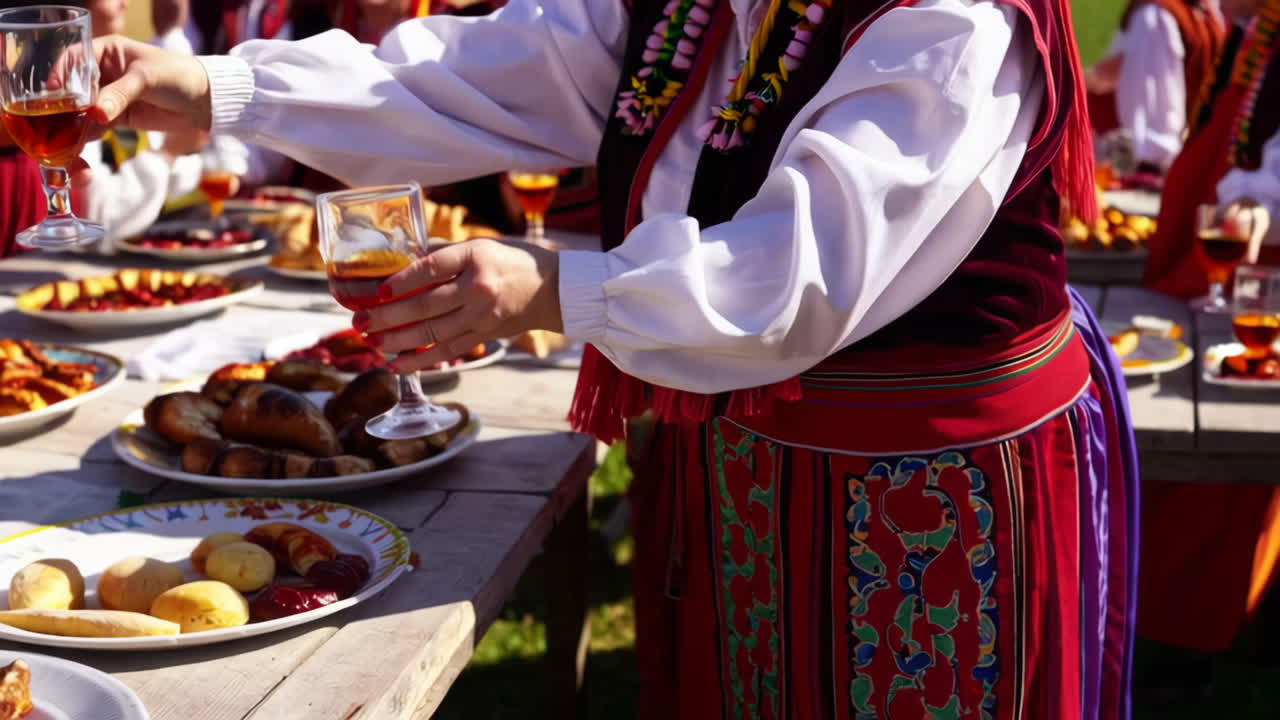 Banquete tradicional ucraniano