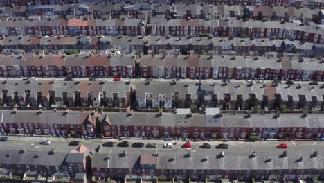 drone shot sweeping across wavertree housing estate 08