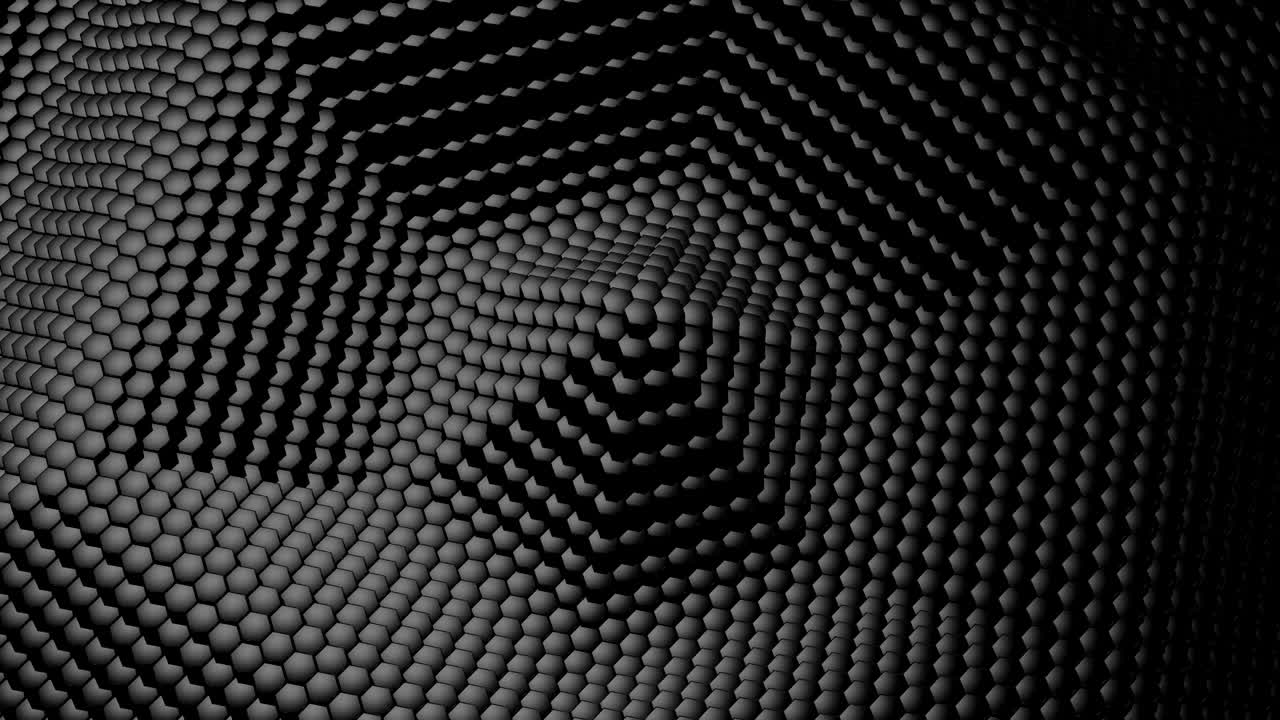 шестиугольники сформировали волну