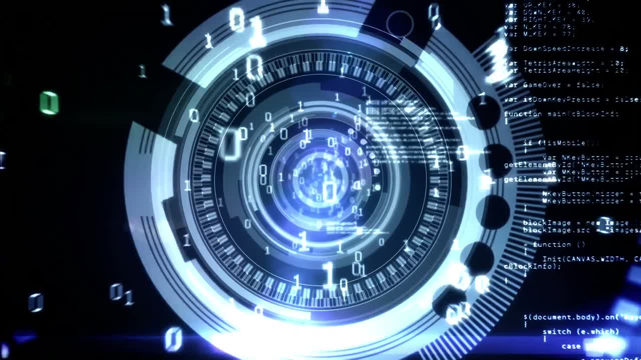 黒と紫のダイヤルインターフェース