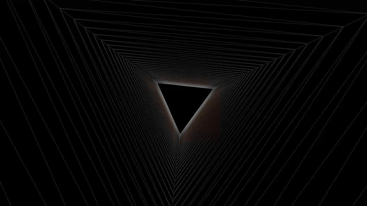 추상적인 원활한 터널 모션 배경 4k