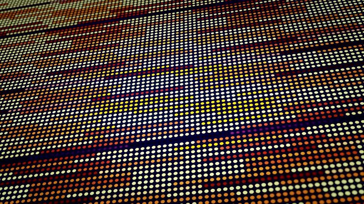 Pola Titik Mulus. Latar Belakang Gerak Halftone Abstrak Berulang