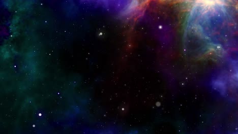 el universo, la hermosa nebulosa, las estrellas y las galaxias 4k