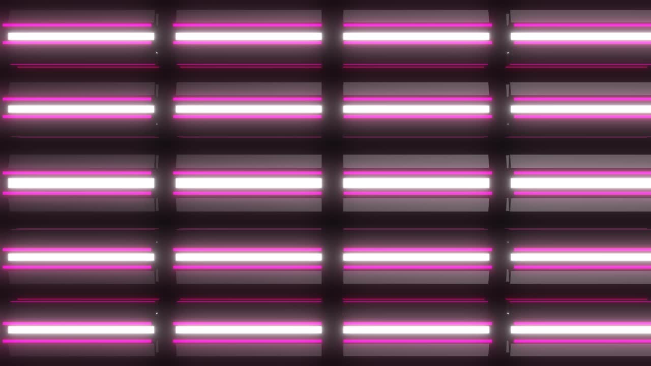 Abstract Neon Pink and White Light Pattern