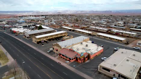 Aerial-pullout-Page-Arizona,-Grand-Canyon,-Navajo-Nation