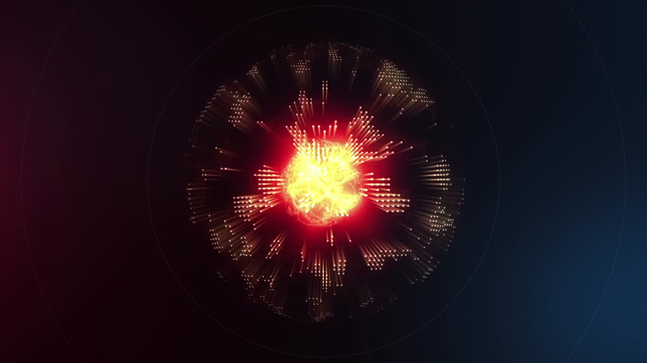 esfera de energía abstracta