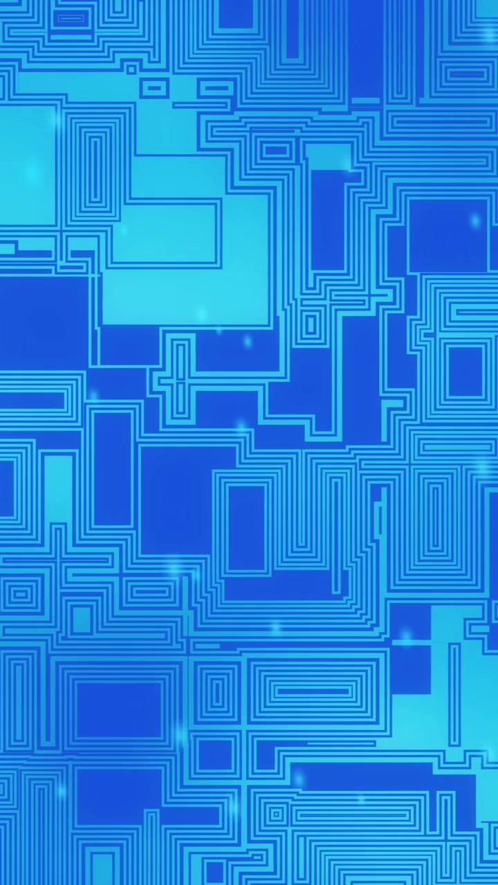 Animation of data processing over computer circuit board