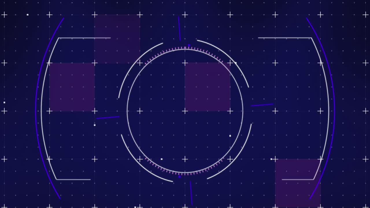 データ処理とスコープスキャンのアニメーション