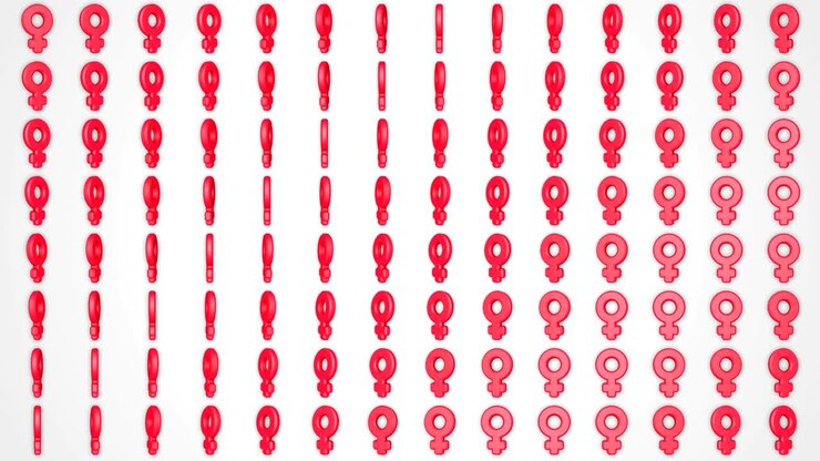 Venera gender female women background rotating symbols