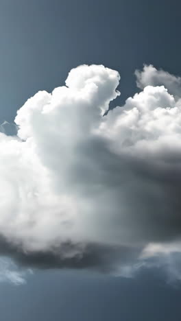 a large cloud of smoke is seen in the sky. the smoke is billowing and he is coming from a fire. the sky is dark and gloomy, with the clouds looming overhead. scene is ominous and foreboding