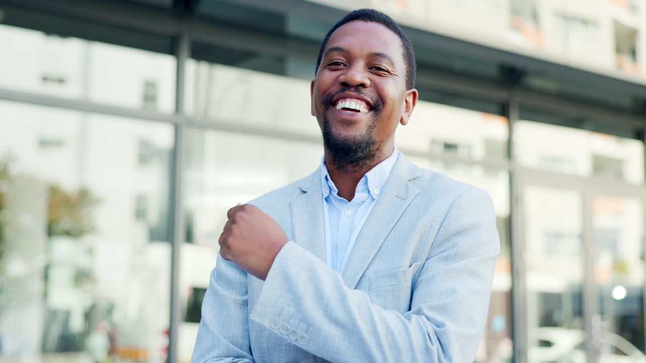 hombre negro, negocios y cara