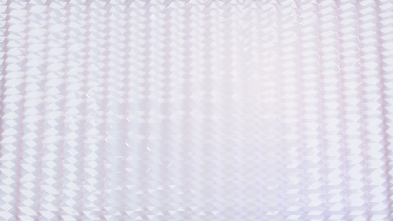 estilo creativo abstracto blanco bajo fondo poli en 4k. ondas abstractas se mueven en superficie brillante en bucle. animación suave y sin costuras. simple bg geométrico minimalista.