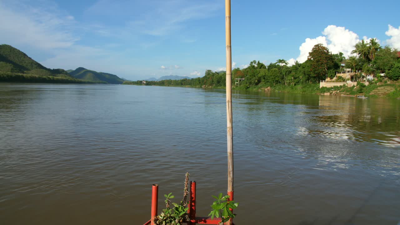 Couple Drink Wine On Boat,Slow Motion