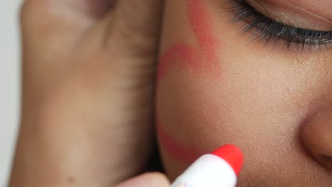 pintura facial en curso