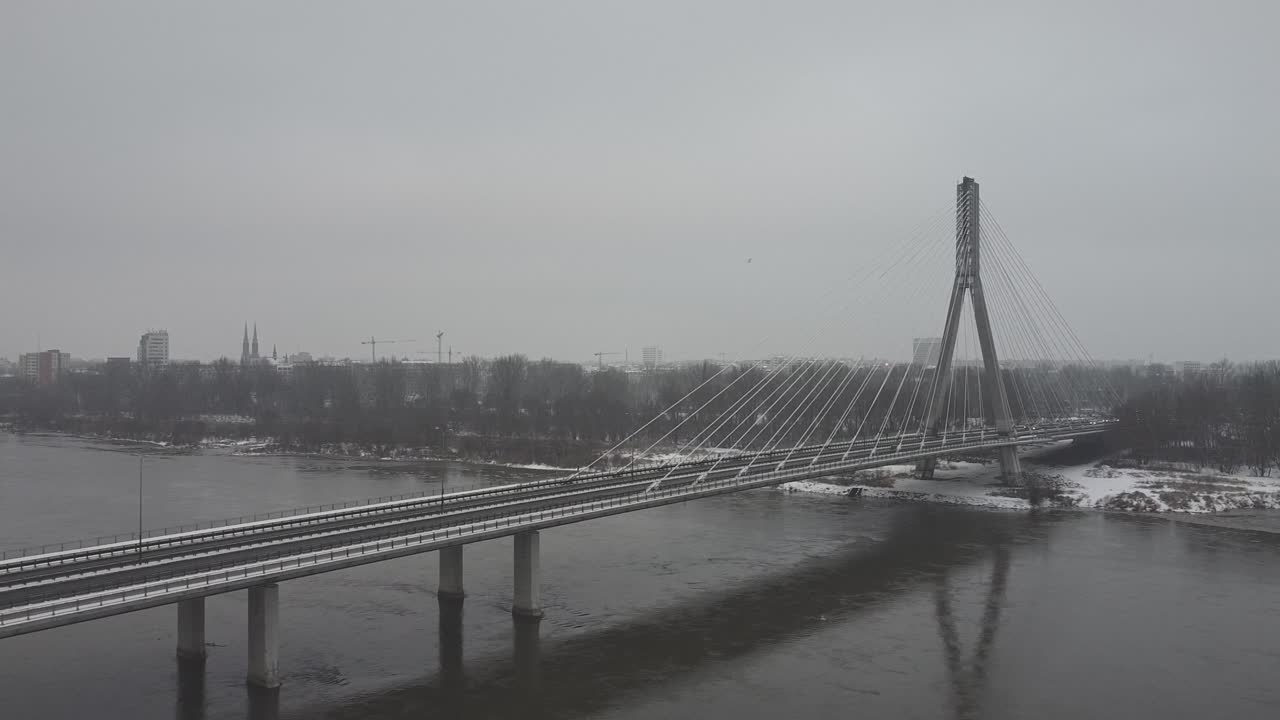 바르샤바 - 비스툴라 다리 - 눈 -7