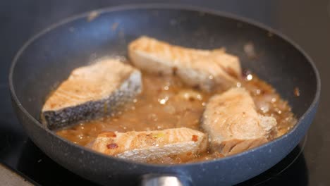 pan-fried salmon