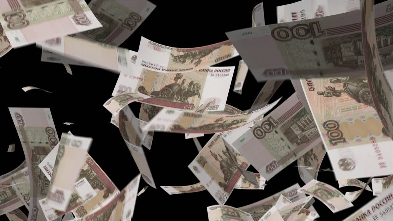 떨어지는 러시아 루블