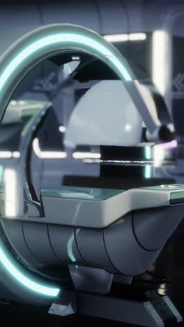 futuristic medical scanner