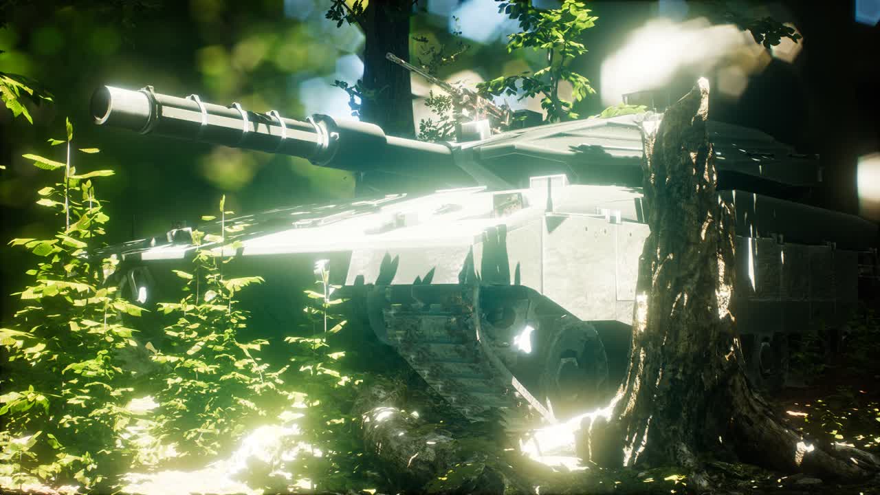 숲 속 의  ⁇ 은 녹색  ⁇ 크