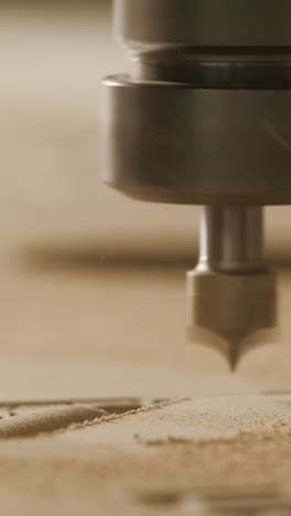 router cnc que trabaja en madera