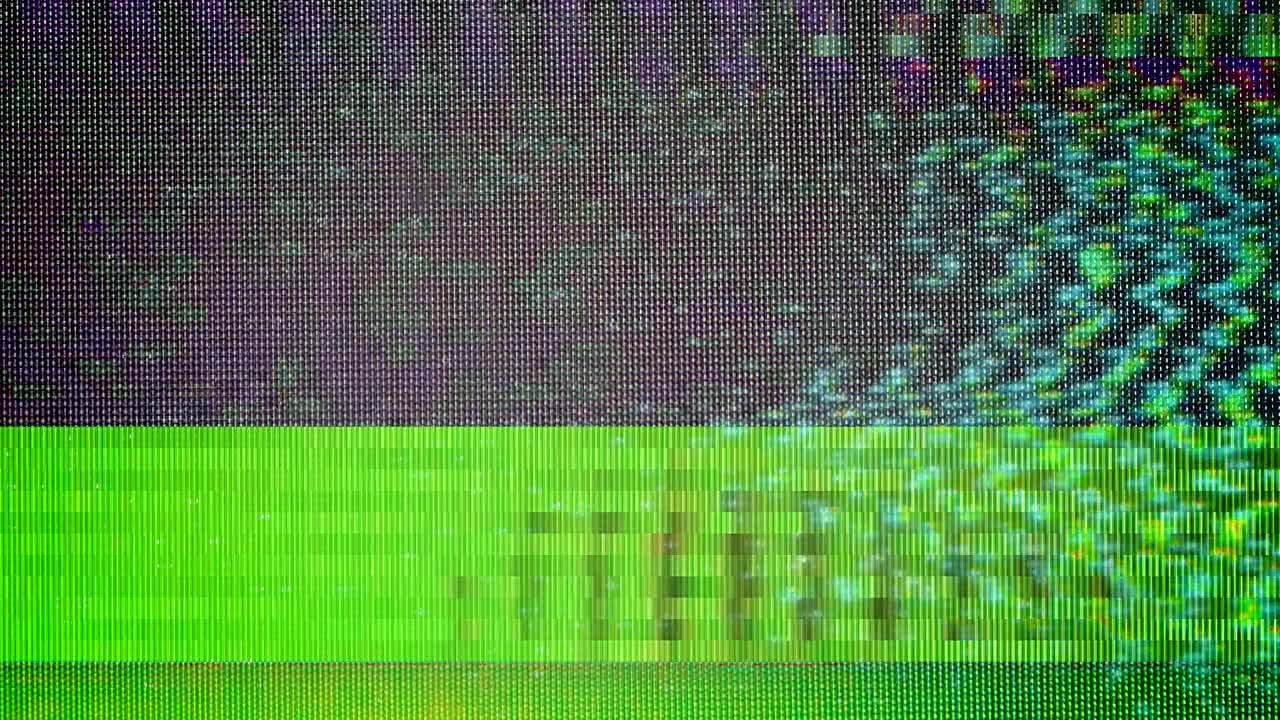 espeluznante 4k halloween analógico vhs imágenes vintage bucle de ruido