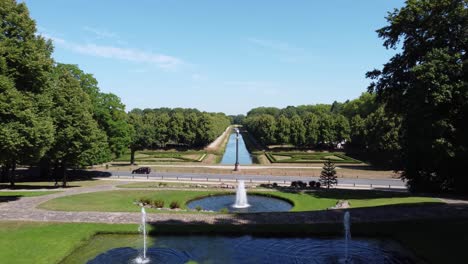 luftvideo naturpark in kleve, deutschland