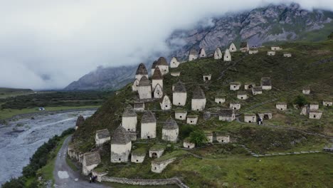 svan towers, georgia: ancient burial structures in the mountains