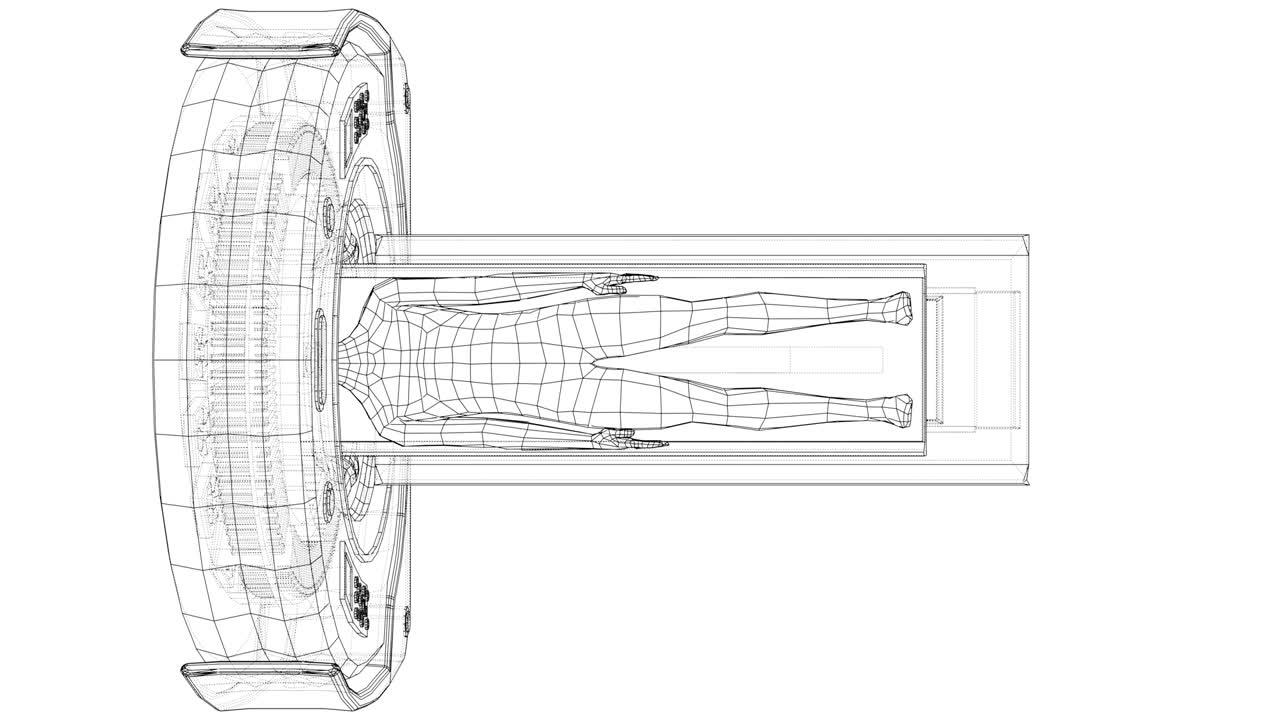 mri, 자기 공명 영상 기계, 환자 내부 스캔